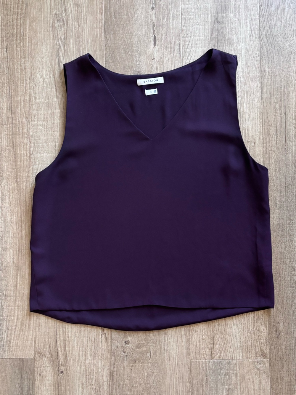 Babaton Murphy V-Neck Sleeveless Blouse